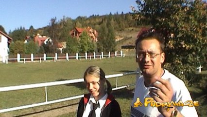 Frame from the video Małolata chce jeździć konnno