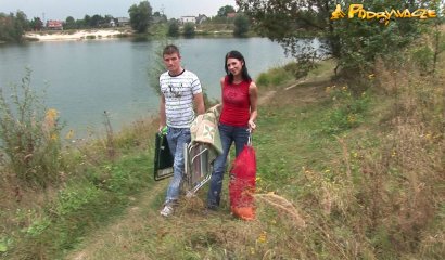 Frame from the video Spotkanie z naturystką