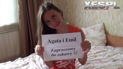 Frame from the video Agata i Emil - prywatne video